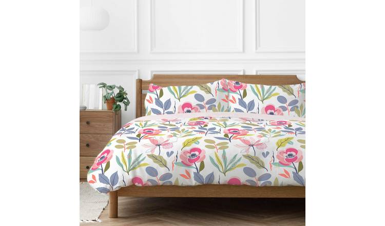 Copenhagen Home Mia Floral Duvet Set - Single - Bright Multicolour