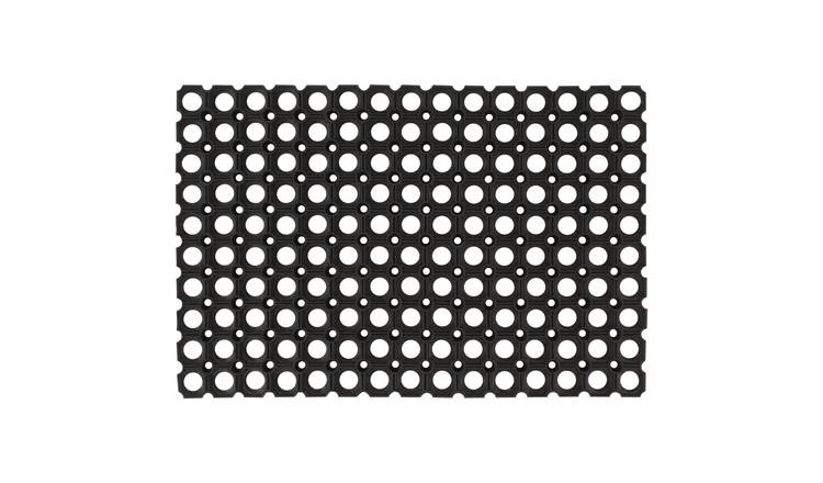 Walplus Rubber Door Mat - Black - 40 x 60 cm