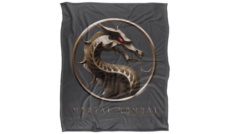 Mortal Kombat Fleece Logo Throw - 152cm x 127cm