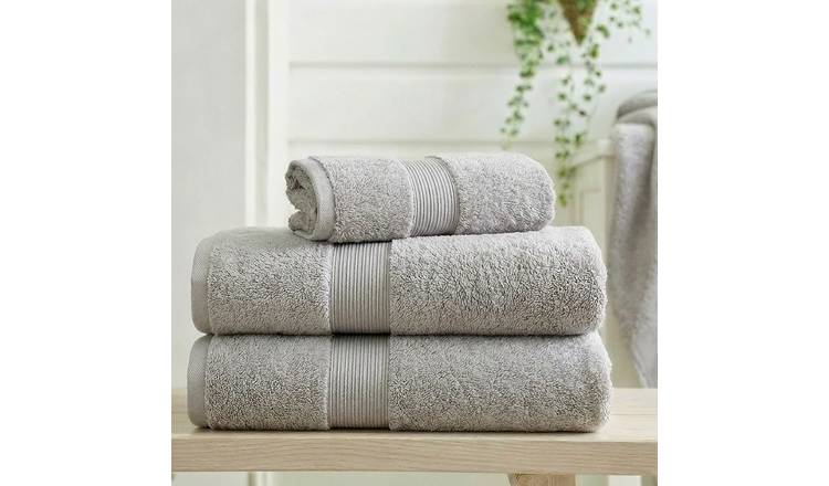 Deyongs Studio Plush Cotton Hand Towel - Dove Grey