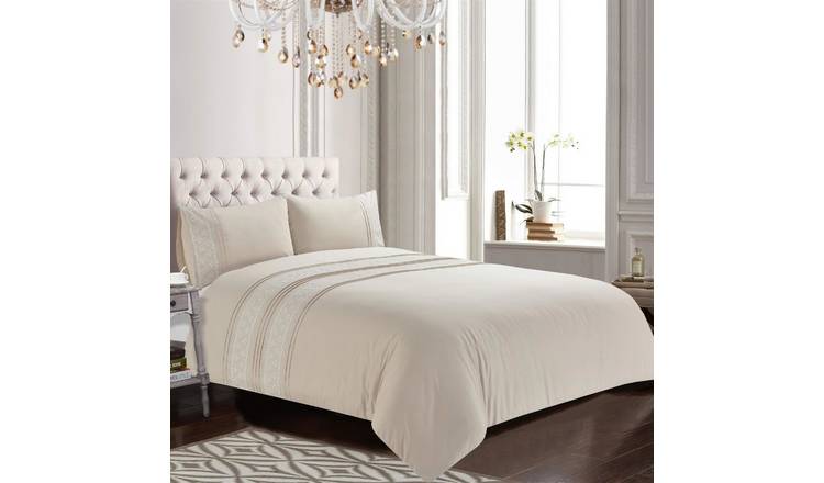 Rapport Charlotte Natural Duvet Cover Set - Double