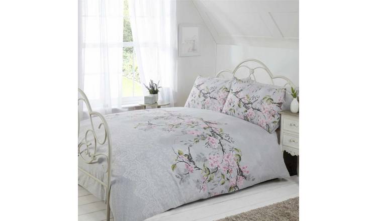 Rapport Eloise Grey Duvet Cover Set - Single