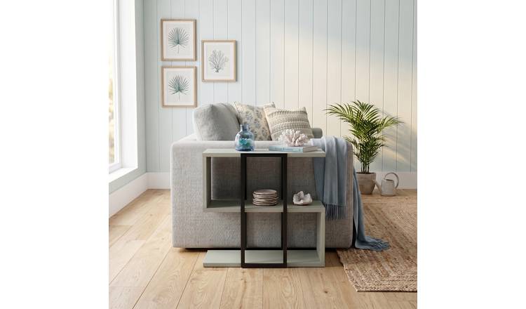 Decortie Homia Open Shelf Side Table - Sage Green
