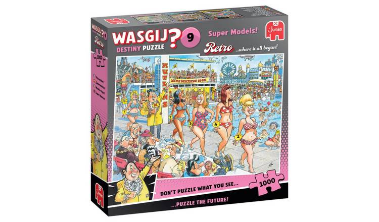 Wasgij Retro Destiny 9 Super Models 1000 Piece Jigsaw Puzzle