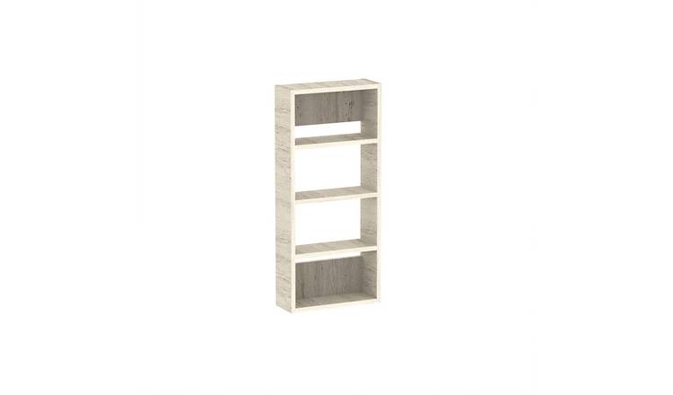 Decortie Rafina 4 Tier Wall Shelf Unit - Stone