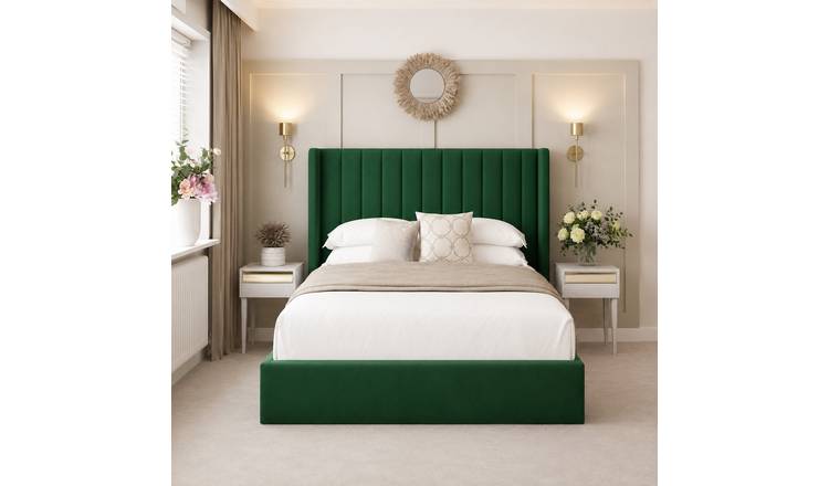 Bed Choices Madison Double Bed Frame With 54" Headboard - Green