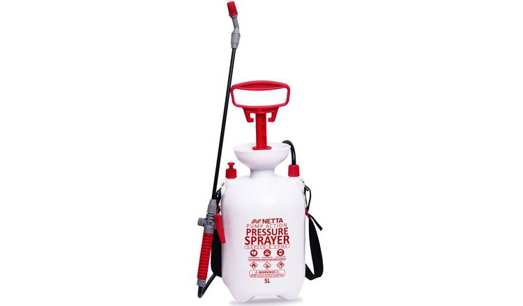 NETTA Garden Pressure Sprayer with Adjustable Nozzle -5L