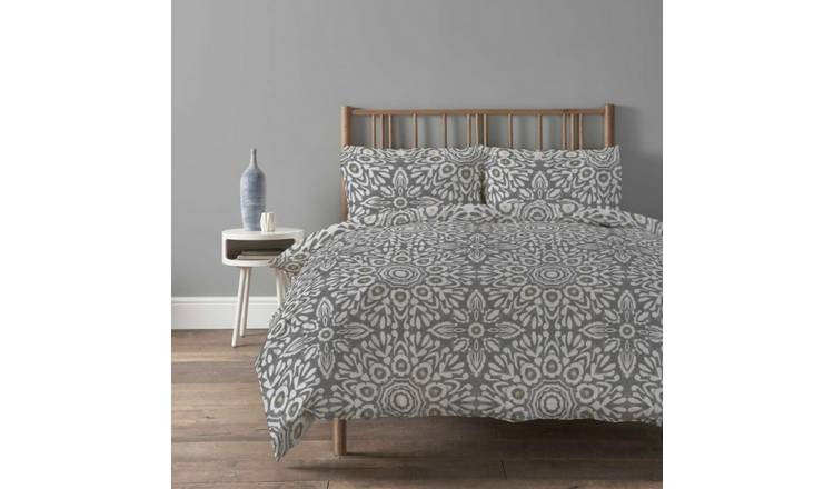 New Edge Blinds Alhambra Grey Duvet Set - Double