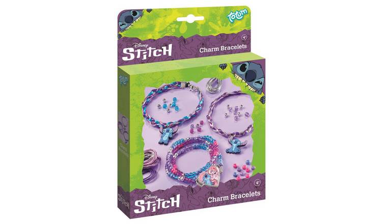 Totum Disney Stitch Charm Bracelets Craft Set - Age 3+