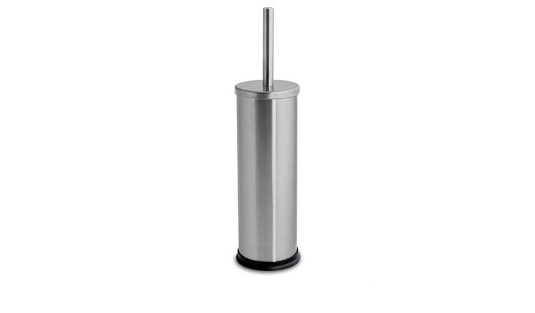 Harbour Housewares Round Toilet Brush - Brushed