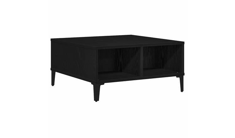 Walplus Coffee Table - Black Oak - 60 x 60 x 30 cm