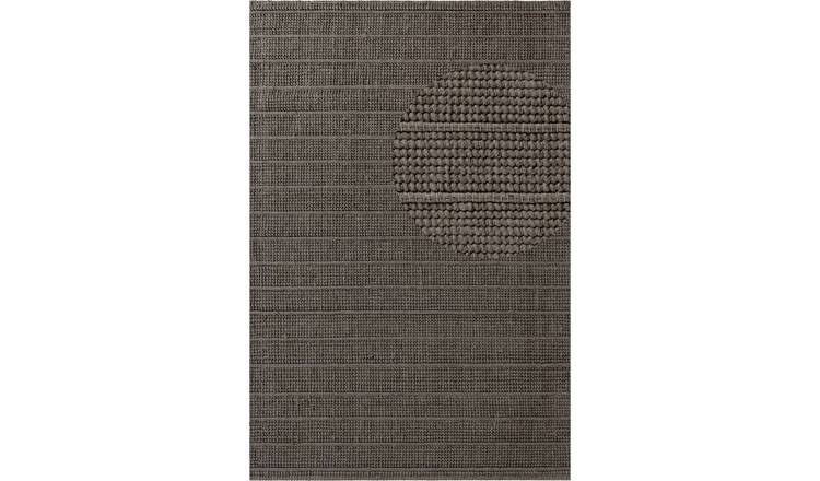 Ted Baker Brown Camden Parker Striped Rug - 200 x 300cm