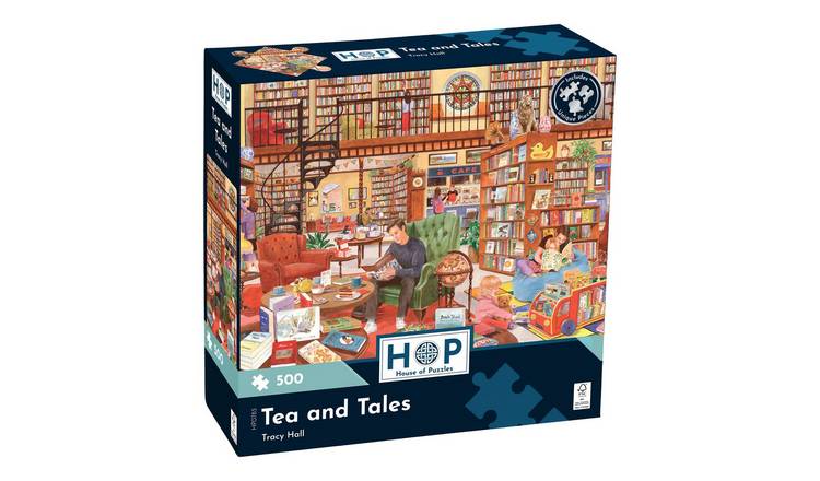 The House of Puzzles Tea and Tales 500 Piece Jigsaw Puzzle