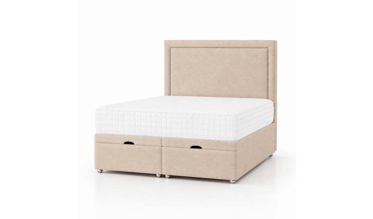 Comfy Deluxe  Hannah Coniston 4ft Small Double  End Lift Ottoman Bed Set - Cream