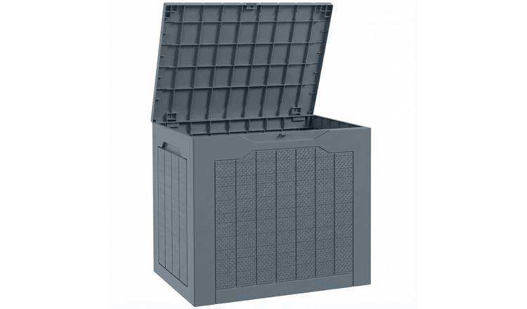 Outsunny Waterproof Garden Storage Box - Light Grey