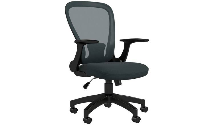 Vinsetto Mesh Ergonomic Computer Desk Chair - Charcoal Grey