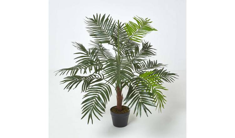Homescapes Handcrafted Artificial Palm Tree Plant - Green
