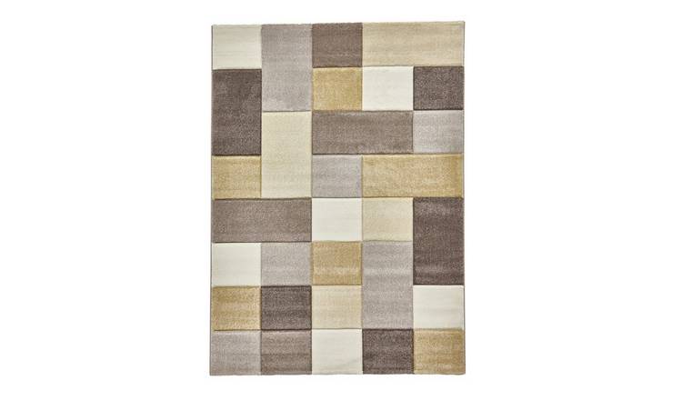 Mega Flooring Grey Handmade Geometric Rug - 120 x 170cm