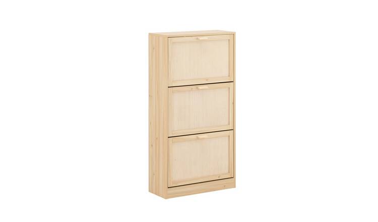 SoBuy 3 Wood Flip Drawer Shoe Cabinet - Wood