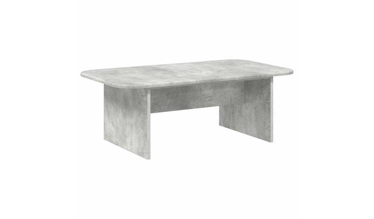 Walplus Engineered Wood Coffee Table - Concrete grey - 93 x 53 x 33 cm
