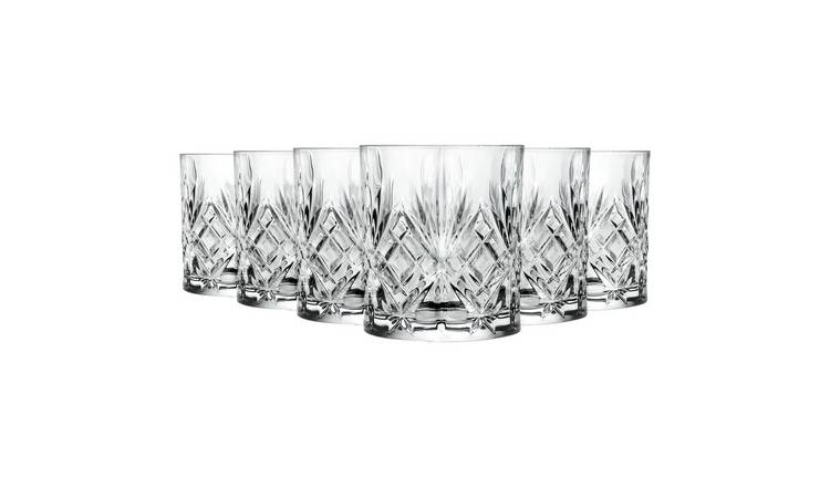 RCR Crystal Melodia Whisky Glasses 340ml - Pack of 6