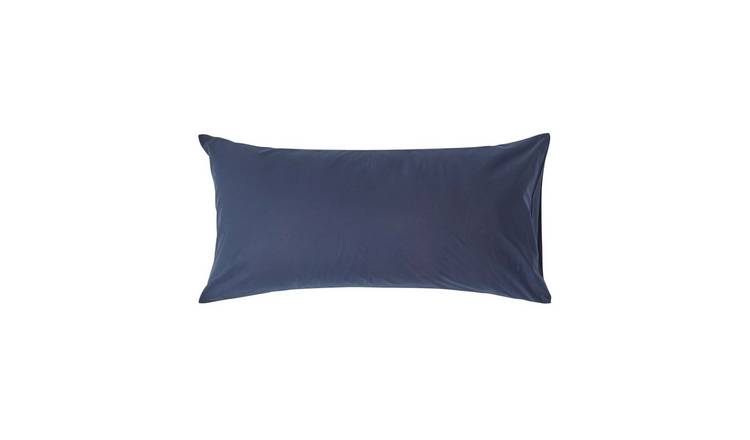 Homescapes Egyptian Cotton Housewife King Size Pillowcase - Navy Blue