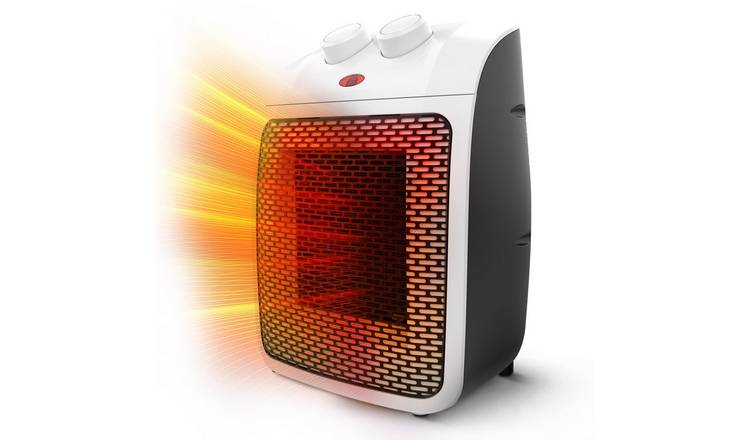 Keplin 2000W Portable Ceramic Desk Fan Heater - White