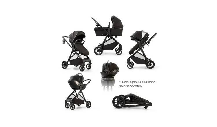 Red Kite Push Me Savanna i-Size Travel System - Black - Zebra
