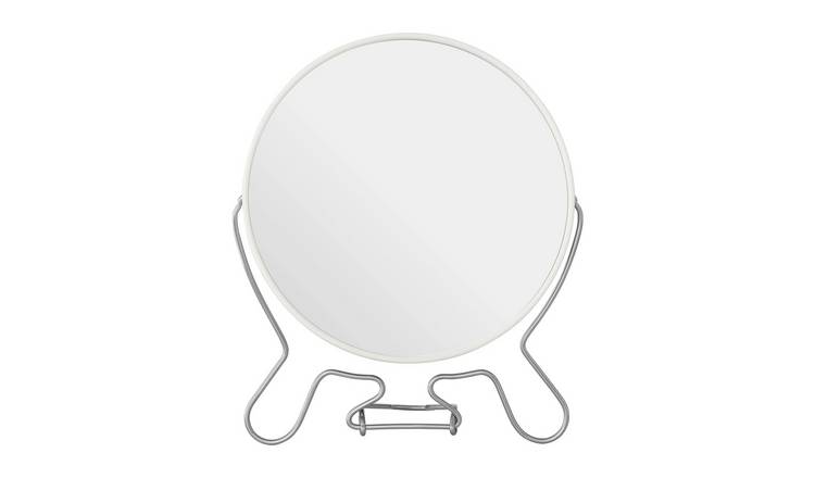 Orsina Mison Metal Large Shaving Mirror – White