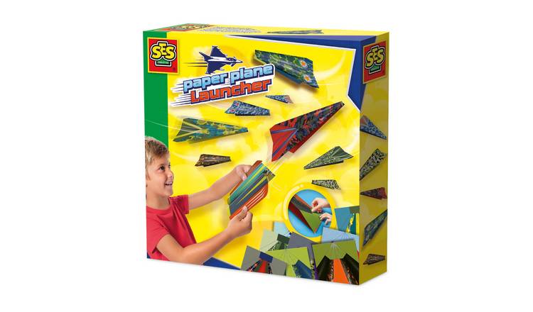 SES Creative Paper Plane Launcher Craft Set