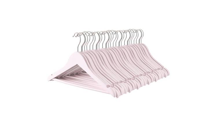 Harbour Housewares Wooden Children's Coat Hangers - Pack of 30