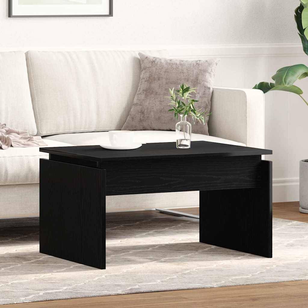 Walplus Engineered Wood Coffee Table - Dark Oak - 68 x 50 x 38 cm - Image 3