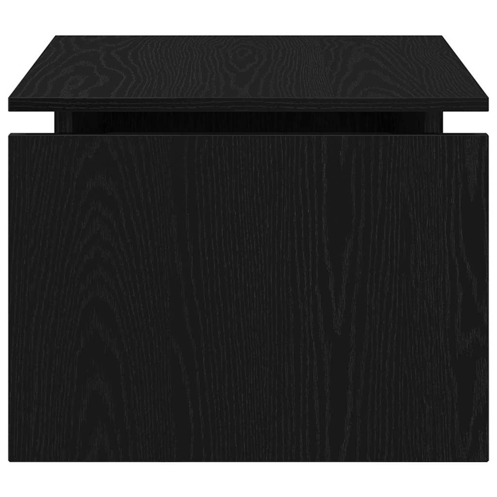 Walplus Engineered Wood Coffee Table - Dark Oak - 68 x 50 x 38 cm - Image 6