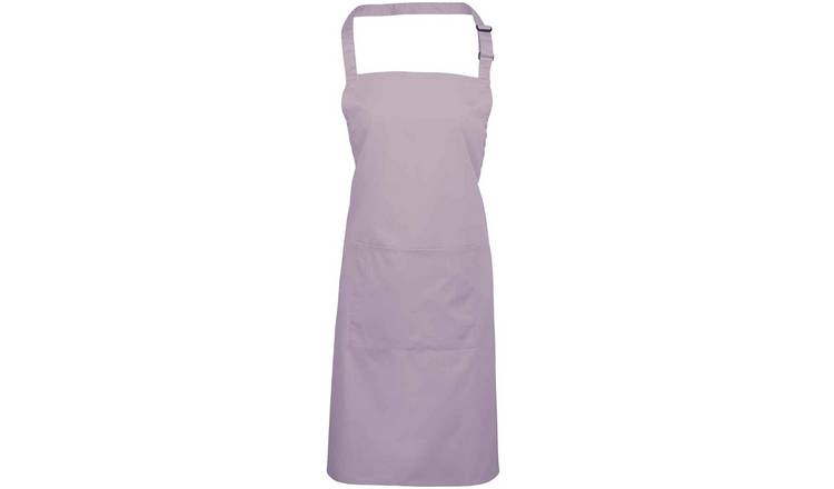 Premier Unisex Adult Colours Pocket Full Apron - Lilac
