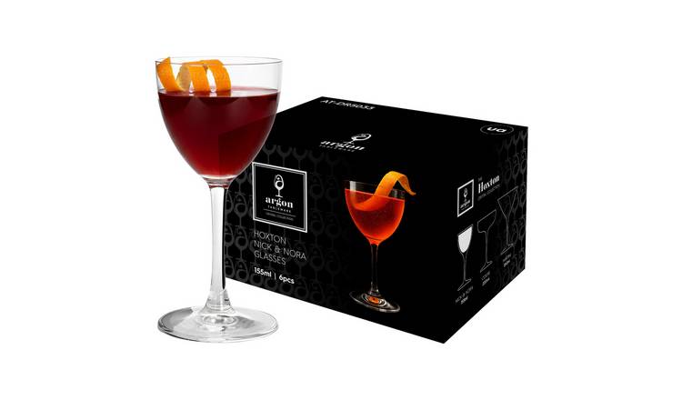 Argon Tableware Hoxton Crystal Nick & Nora Glasses - Pack of 48