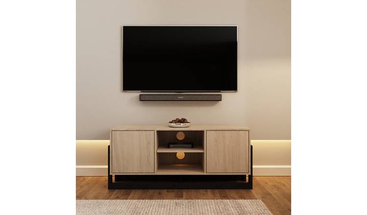 GFW Taite 2 Door TV Unit - Natural