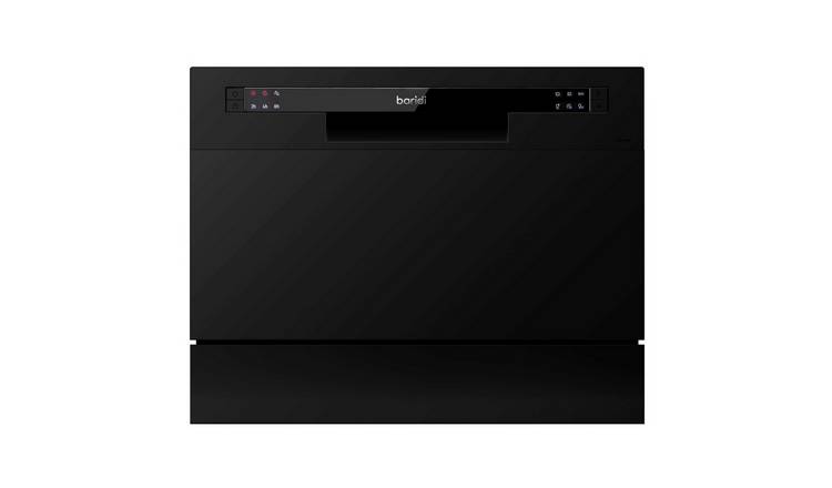 Baridi Table Top Dishwasher with 6 Place Settings & 6 Programmes - Black