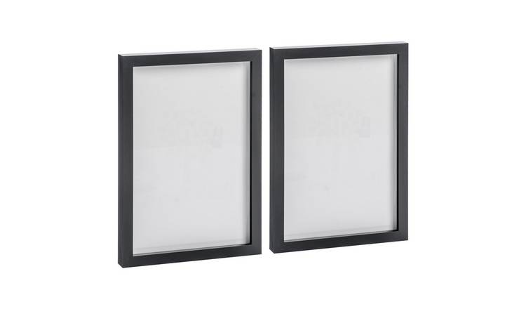 Nicola Spring Photo Frames - 8 x 12" - Set of 2 - Black