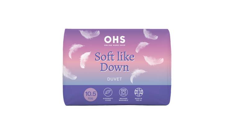 OHS Soft Like Down 10.5 Tog Duvet - Double