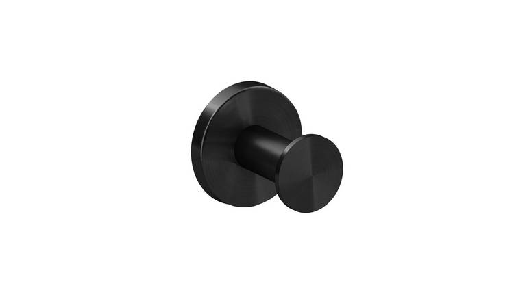 Cosmic Architect Towel Hook - Brushed Black Pvd