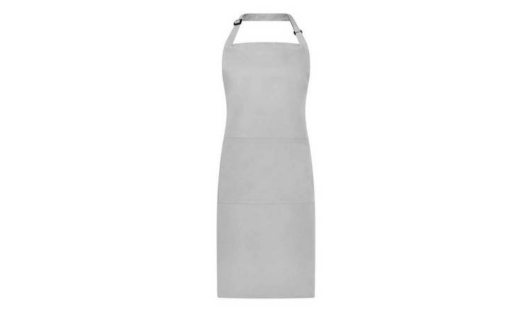 Brand Lab Bibbed Full Apron - Silver