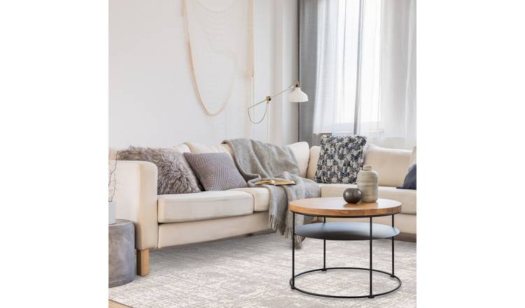 Mega Flooring Grey Modern Abstract Rug - 80 x 150cm