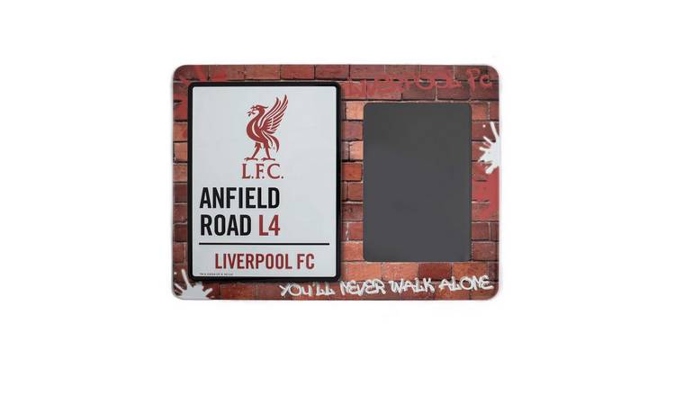 Liverpool FC Anfield Road L4 Metal Embossed Photo Frame - Red & White & Black