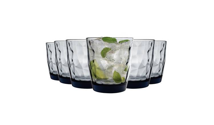 Bormioli Rocco Diamond Water Glasses - Blue - Pack of 24