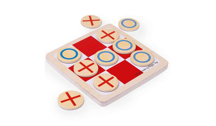 Bigjigs Toys Wooden Noughts and Crosses - 3 Years +