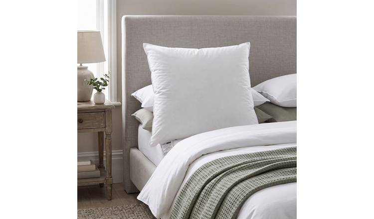 Homescapes Goose Feather and Down Square Pillow - 65 x 65 cm