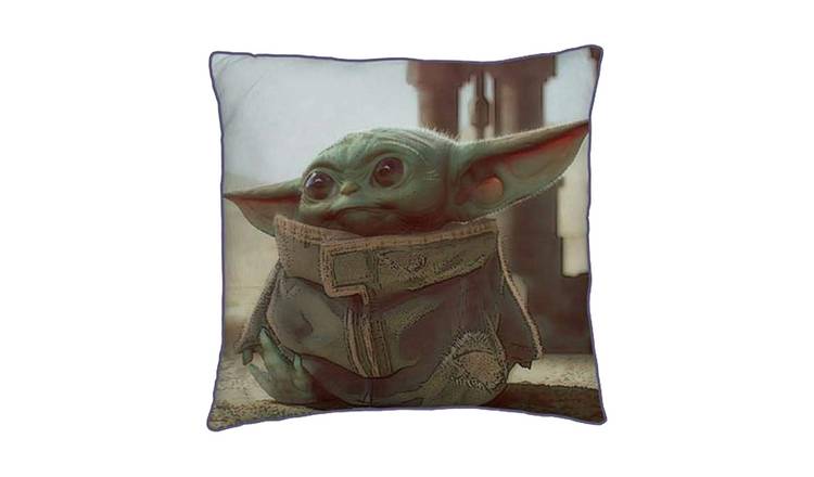 Star Wars Baby Yoda Filled Cushion