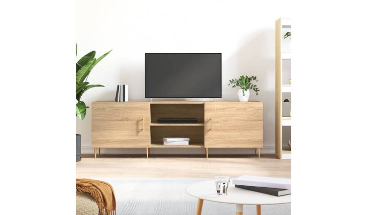 Walplus Engineered Wood TV Unit - Light Oak - 150 x 30 x 50 cm