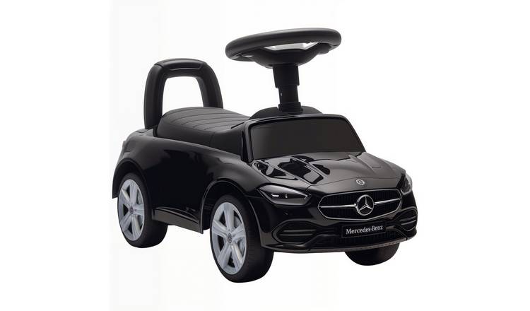 AIYAPLAY Mercedes-Benz C-Class 18-36 Months Foot to Floor Ride On Car – Black