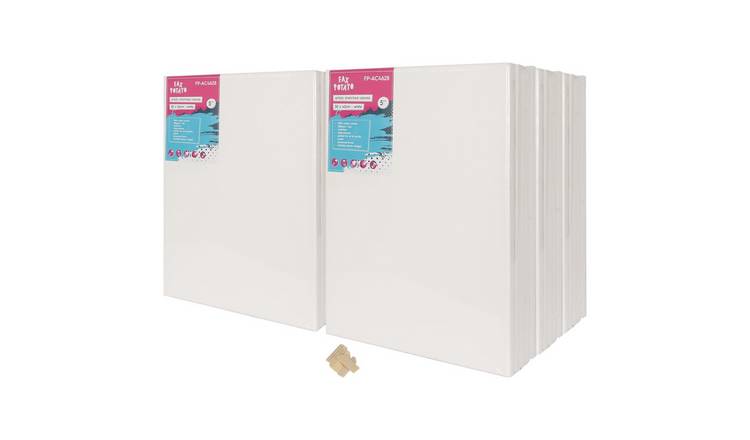 Fax Potato Stretched Canvas with Wooden Wedges 12" x 16" - Pack of 60